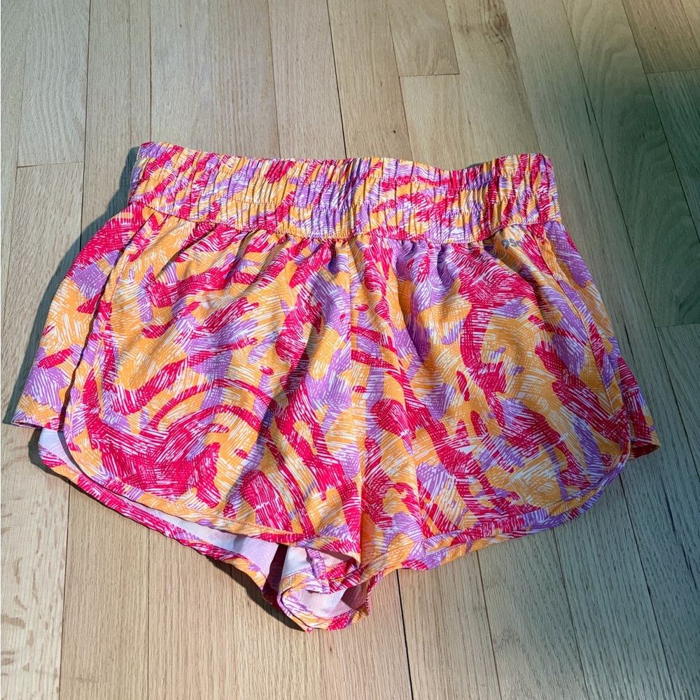 DSG Running Shorts Women’s Small Multicolor Printed Athletic Stride Gym